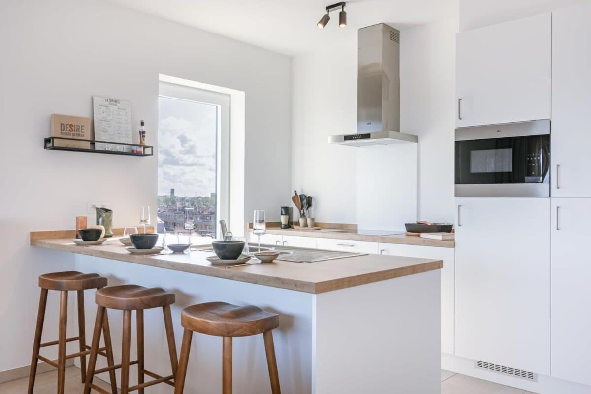 Huswell - Lovely New Apartment At The Harbor + Parking Брюгге Экстерьер фото